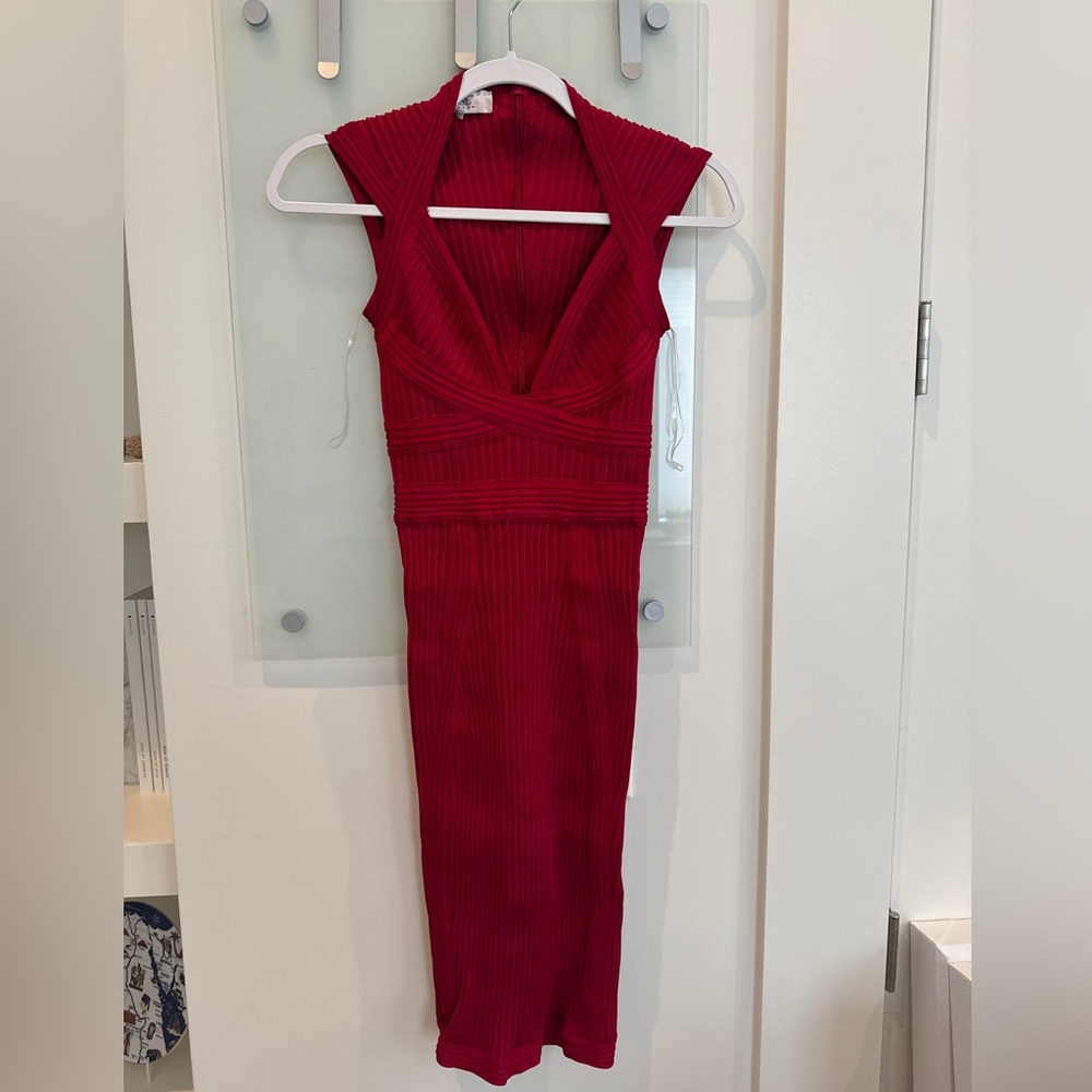 Red dress